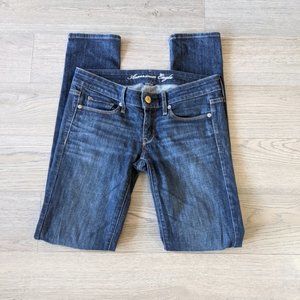 AEO / DARK BLUE SKINNY JEANS / 2